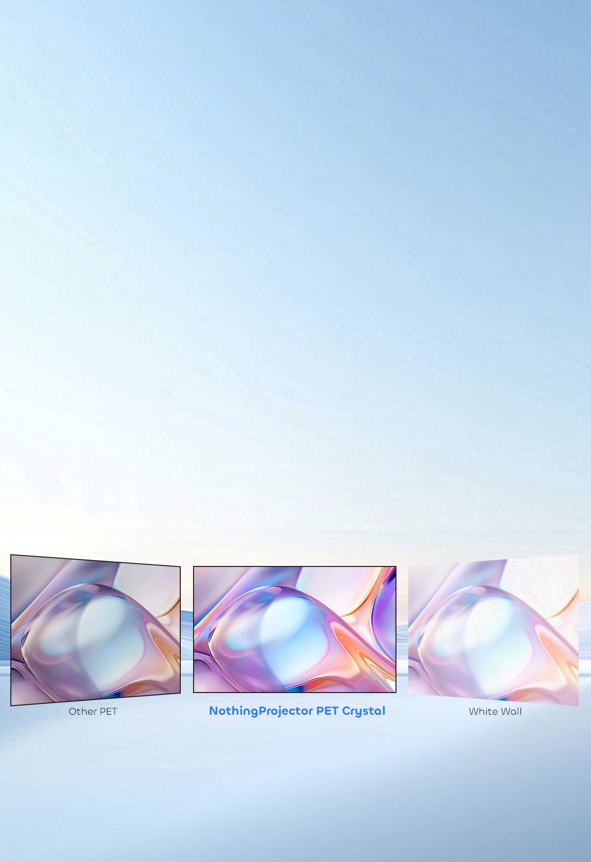 NP Classic PET Crystal ALR Screen - 98% DCI-P3 Color Accuracy Enhances Hisense PX3 Pro UST Projector's 4K HDR Performance