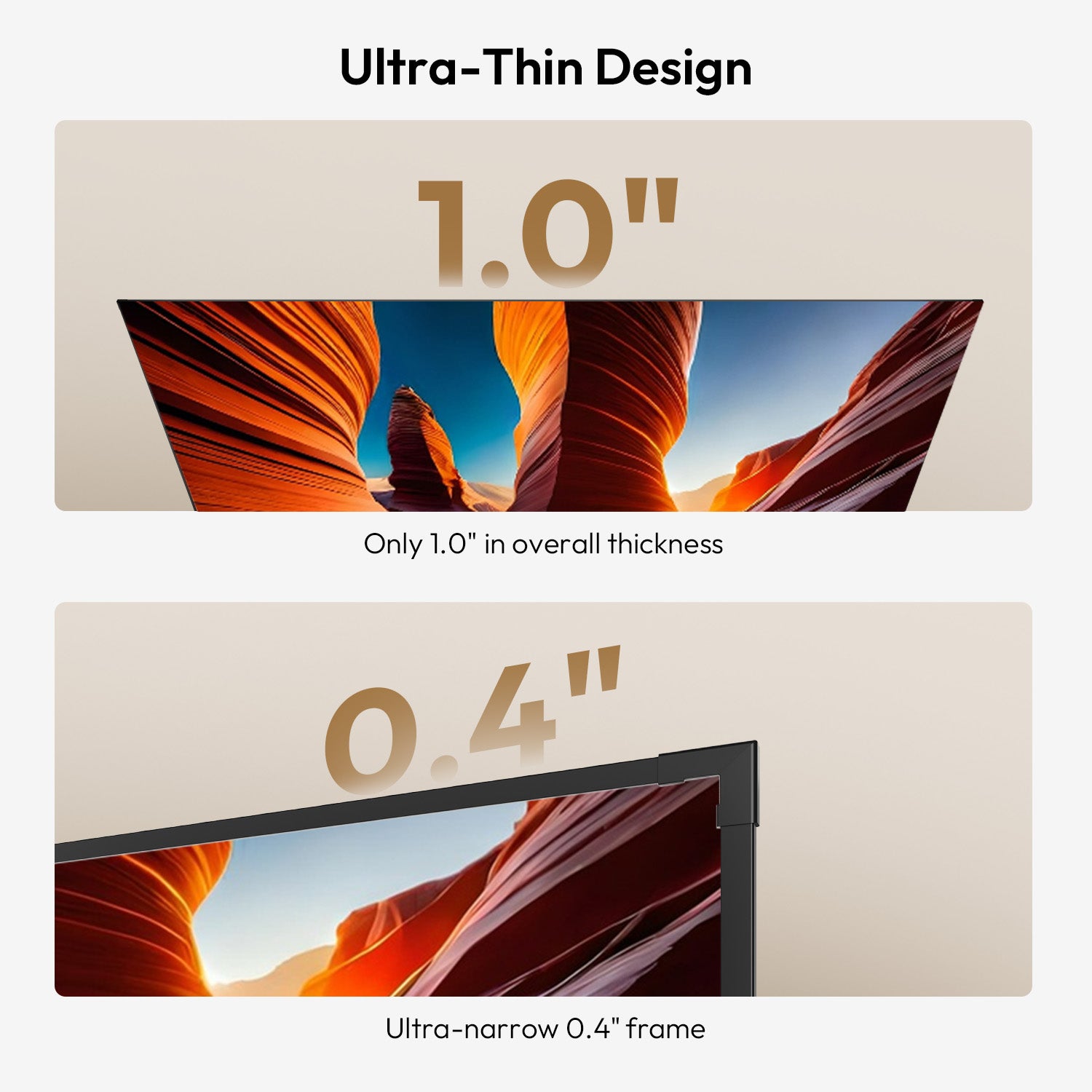 100''-120'' NothingProjector Matte White Fixed Frame Screen For Long/Short/UST Projectors