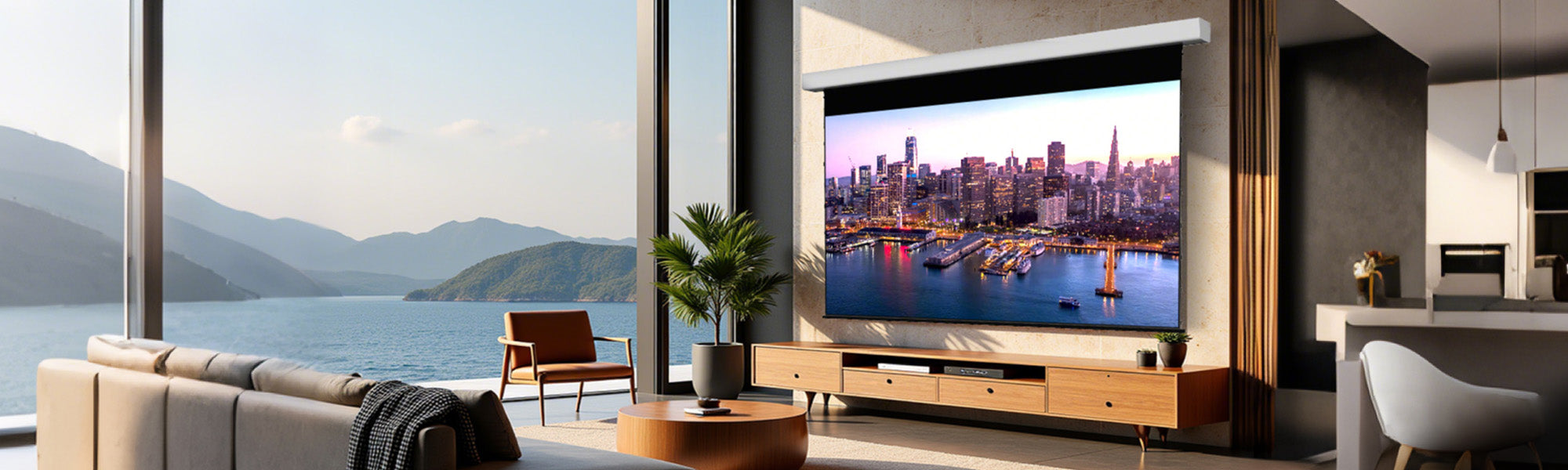 Best projector screen for daytime viewing