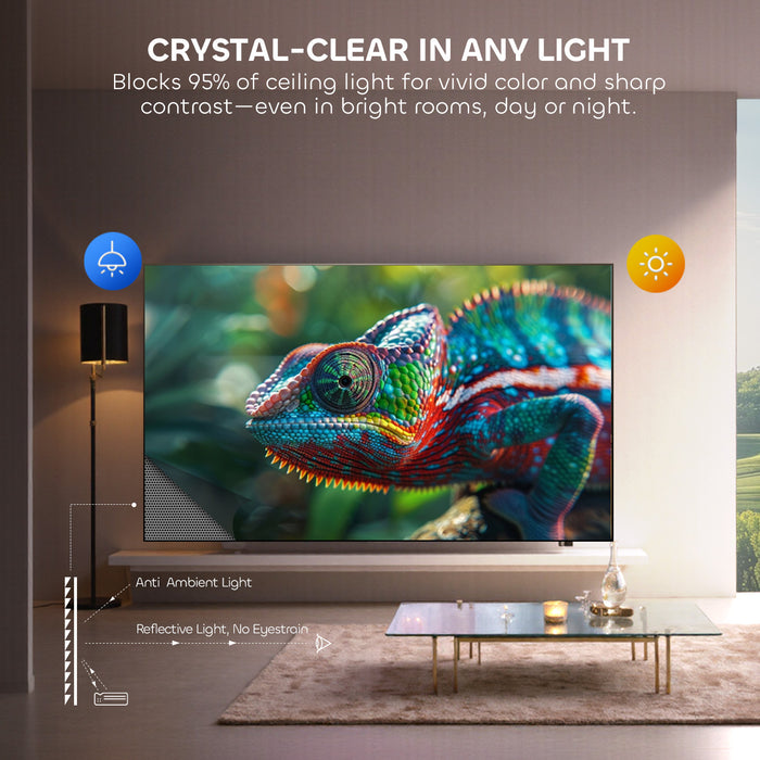 132 inch NothingProjector BlackCrystal Seamless Lenticular Screen