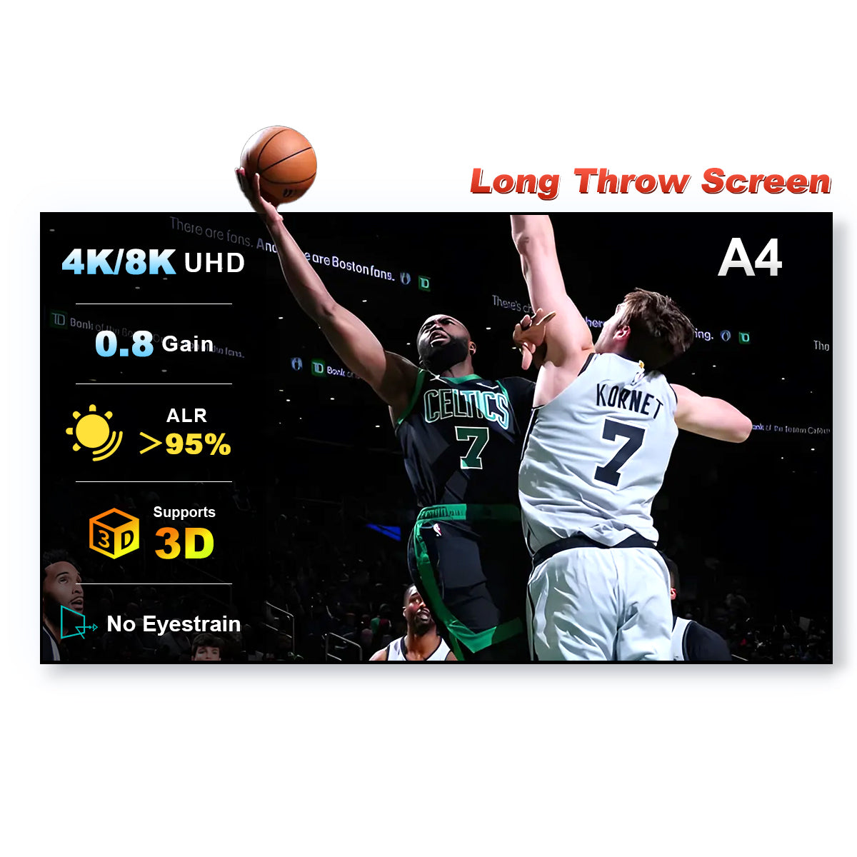 NothingProjector Long Throw Screen A4 Sample