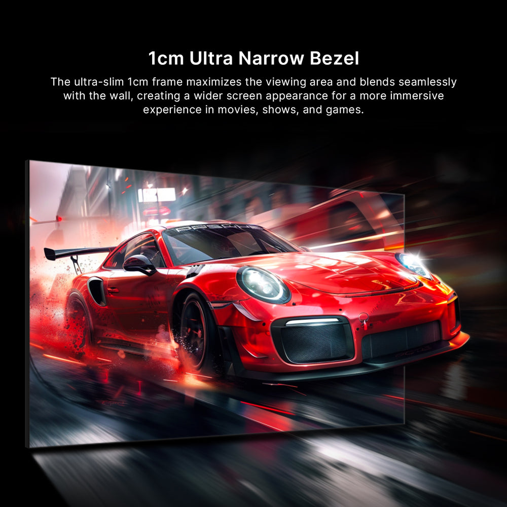 132 inch NothingProjector BlackCrystal Seamless Lenticular Screen