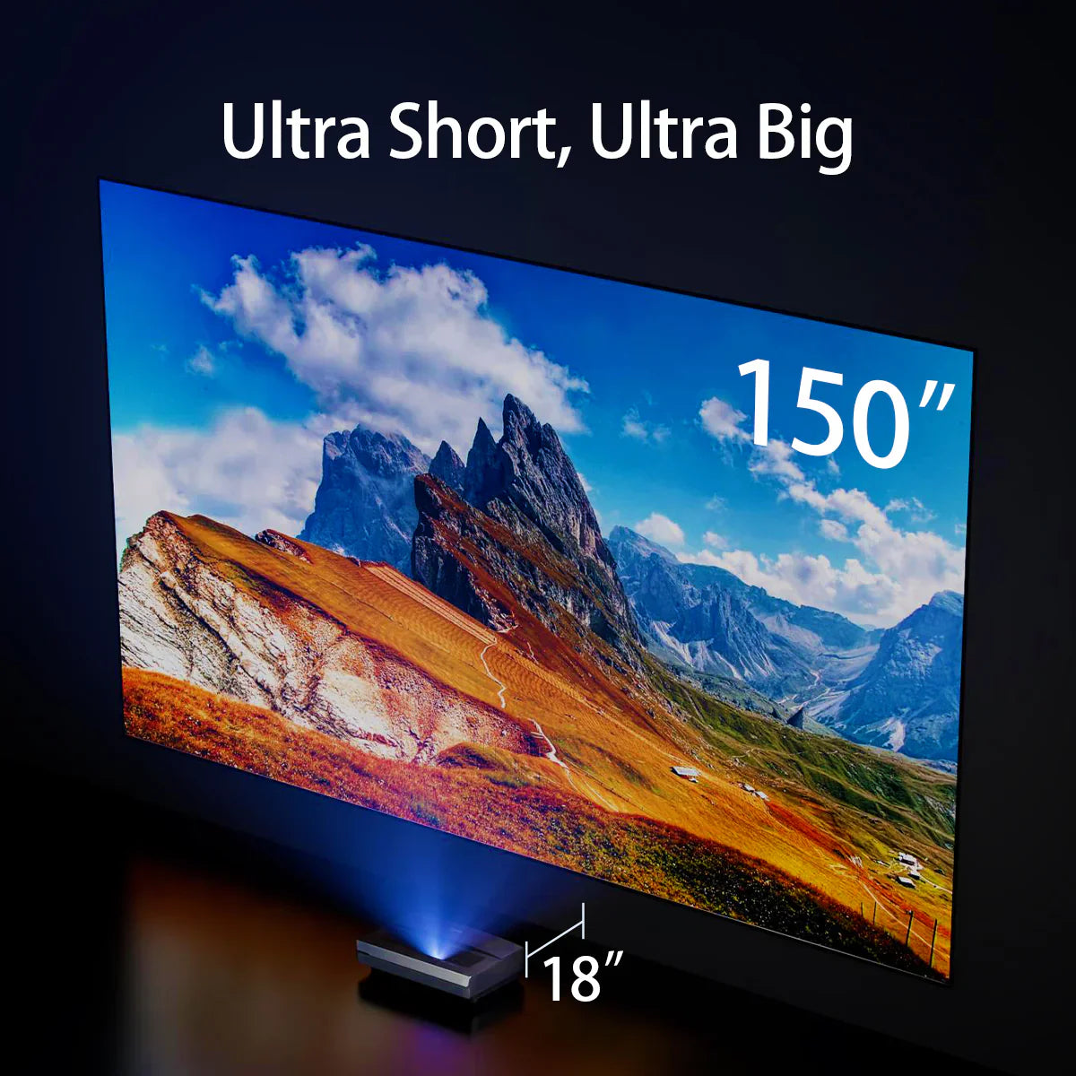 CASIRIS A6 Ultra Short Throw Triple Laser 4K Projector