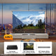 (Pacchetto) Formovie Theater Premium + Schermo ALR Motorizzato Black Series + Mobile TV Laser (Pre-Assemblato)