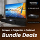 (Bundle) Formovie Theater Premium + Motorized ALR Screen + Flat Pack Laser TV Cabinet