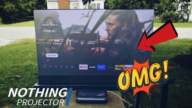 Testoval jsem venku obrazovku s potlačením okolního světla! | Nothing Projector ALR Black Series
