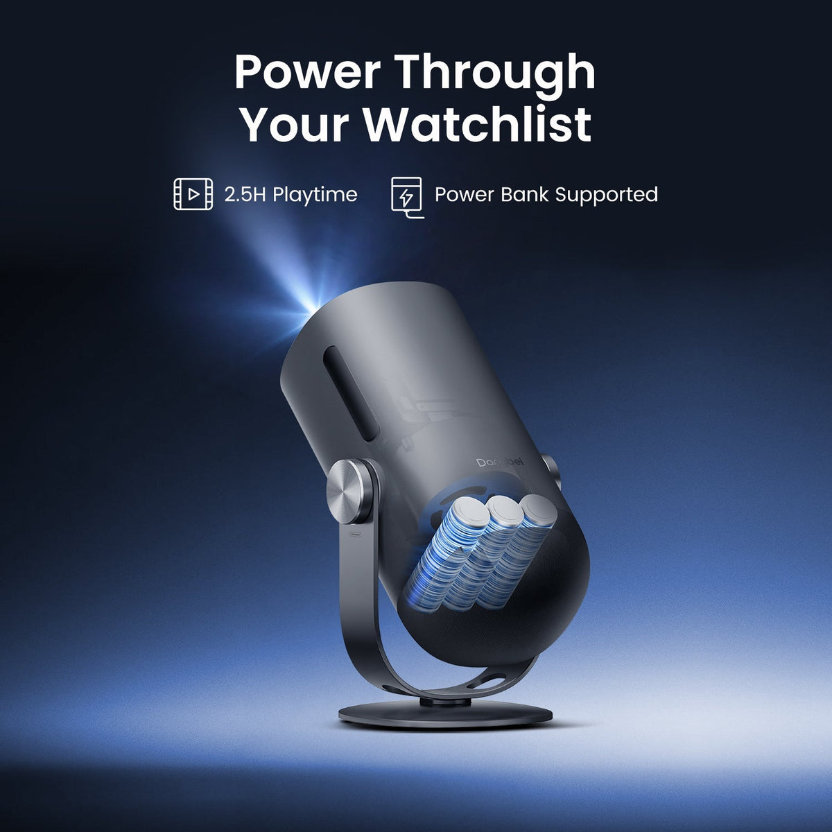 Dangbei Freedo Portable 1080P Google TV Projector With Licensed Netflix (EU)