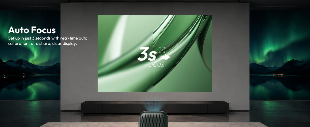 Auto focus sets up a sharp, clear picture in just 3 seconds on the Xming Page One