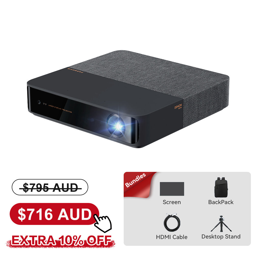 Formovie S5 Laser Projector 500 ISO Lumens Smart Portable ALPD Perfect For Game & Movie (AU)
