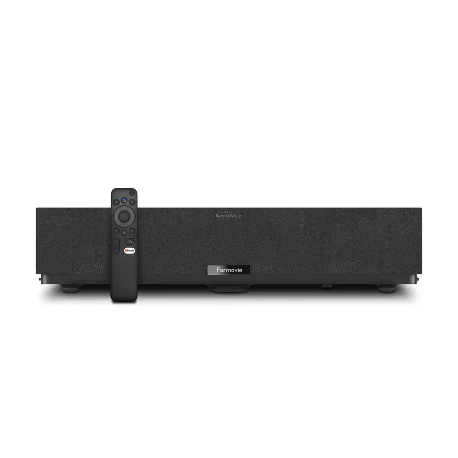 (Used - Like New) AU Formovie Theater Google Assistant Smart Short Throw Laser Projector 4K UST