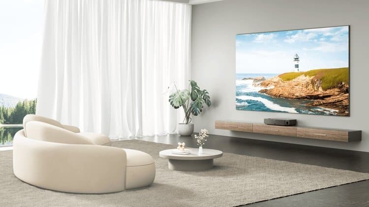 Formovie Theater Google Assistant Smart Short Throw Laser Projector 4K UST - Nothingbutlabel