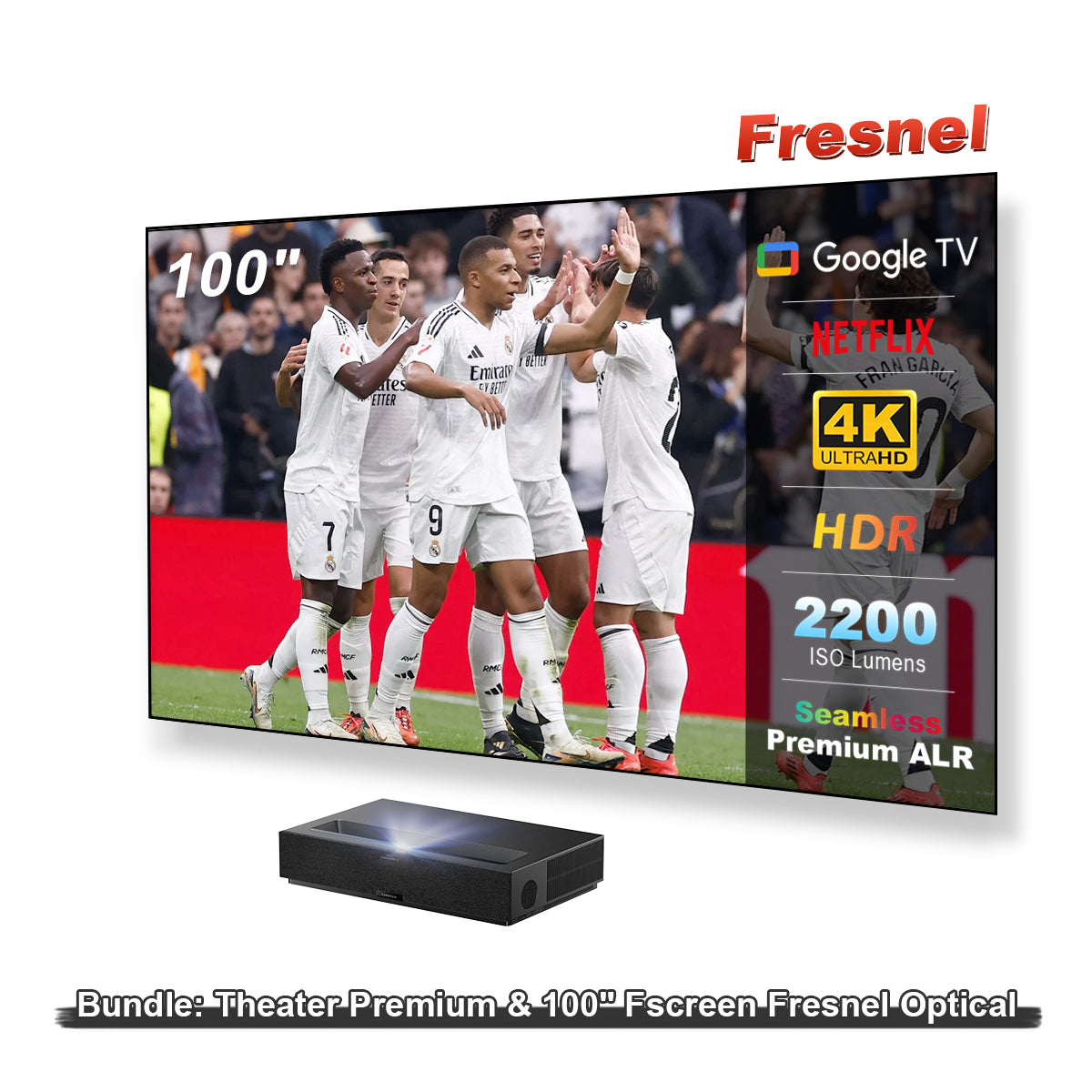 (UK) Formovie Theater Premium UST 4K Triple Color Laser TV Projector