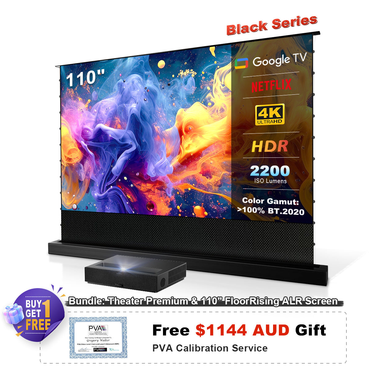 (AU) Formovie Theater Premium UST 4K Triple Color Laser TV Projector