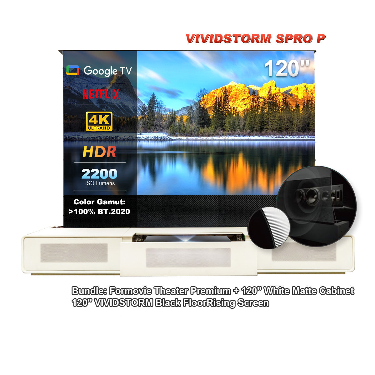 (AU) Formovie Theater Premium UST 4K Triple Color Laser TV Projector