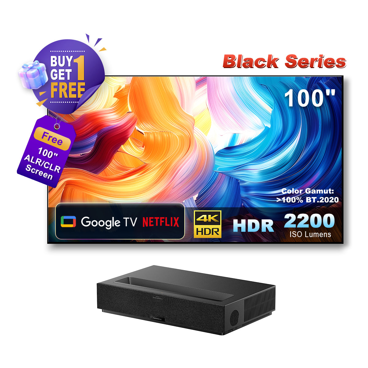 Formovie Theater Premium UST 4K Triple Color Laser TV Projector