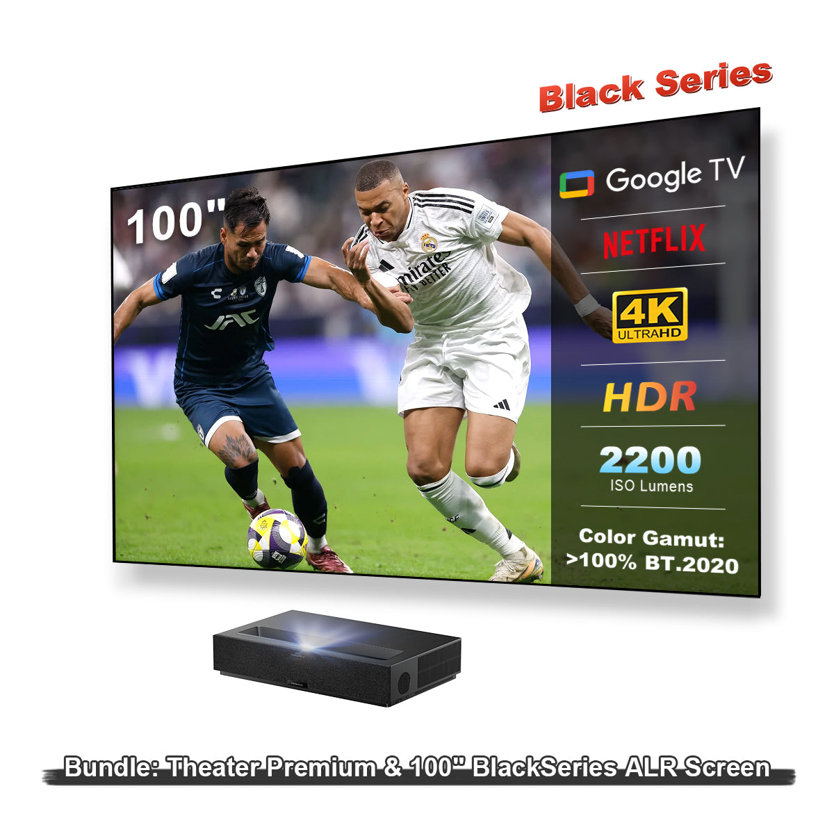 (UK) Formovie Theater Premium UST 4K Triple Color Laser TV Projector