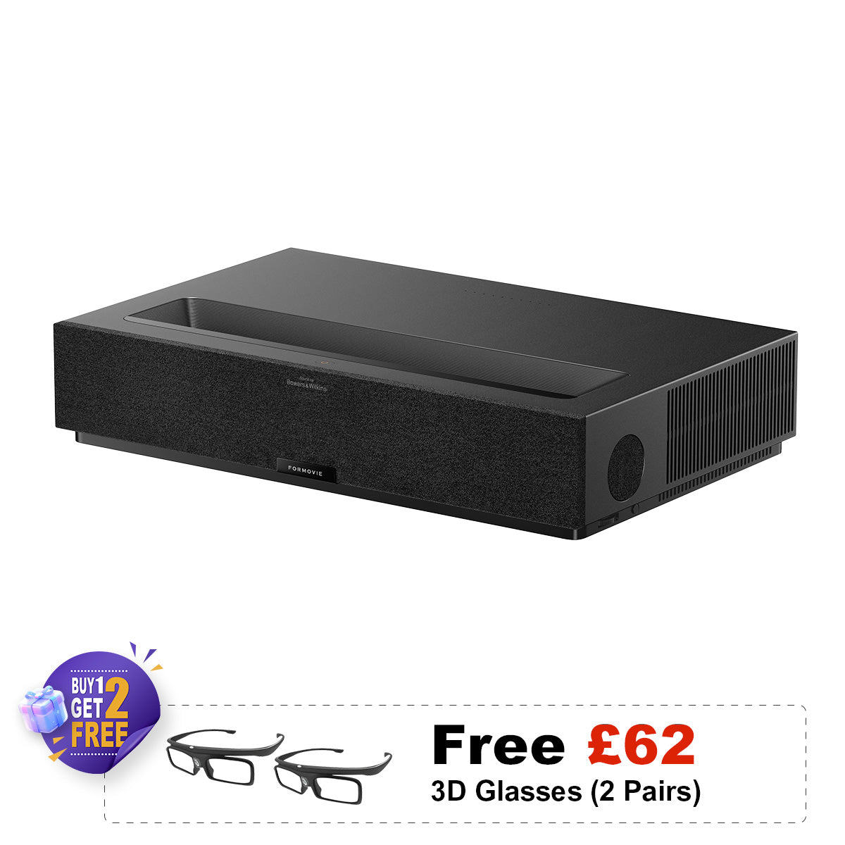 (UK) Formovie Theater Premium UST 4K Triple Color Laser TV Projector
