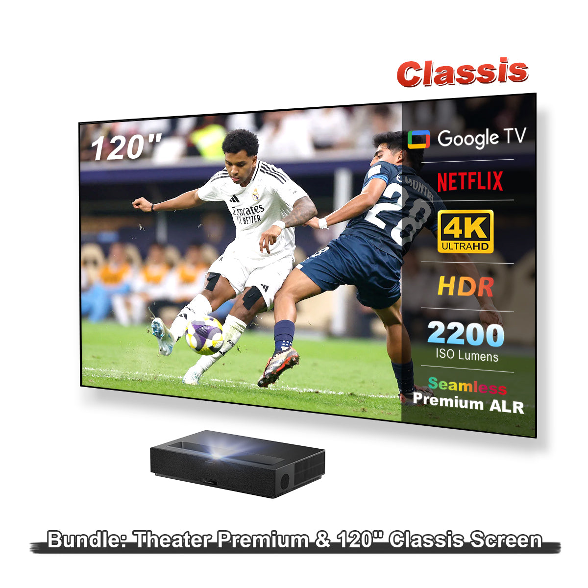 (UK) Formovie Theater Premium UST 4K Triple Color Laser TV Projector