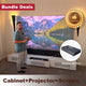 (Bundle) AWOL VISION LTV-3000/3500 PRO + Motorized ALR Screen + Laser TV Cabinet