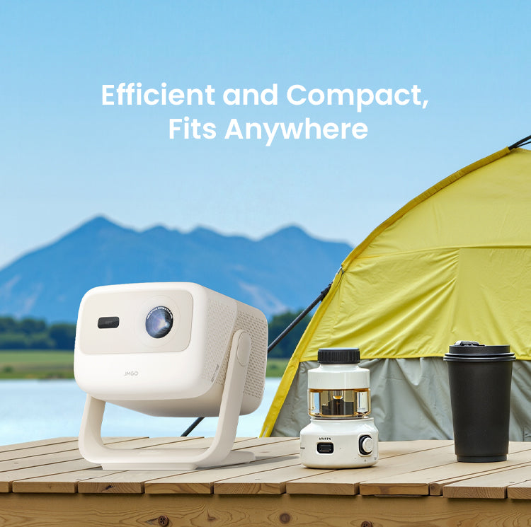 JMGO N1S Nano's space-efficient design seamlessly integrates into any room layout while delivering powerful projection.