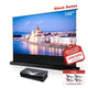 AWOL Vision 3000 Pro 4K 3D LTV Triple Laser skjávarpa + vélknúinn gólf hækkandi skjáknippi