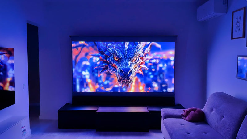 Nejlepší skryté domácí kino s NothingProjector!