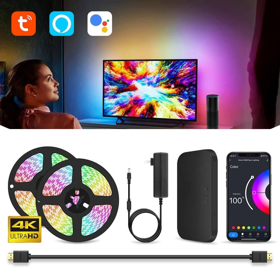 NBL Eclipse Smart Sync LED Strip Immersion Projector TV HDMI with Black Series Screen for UST Projectors - Nothingprojector