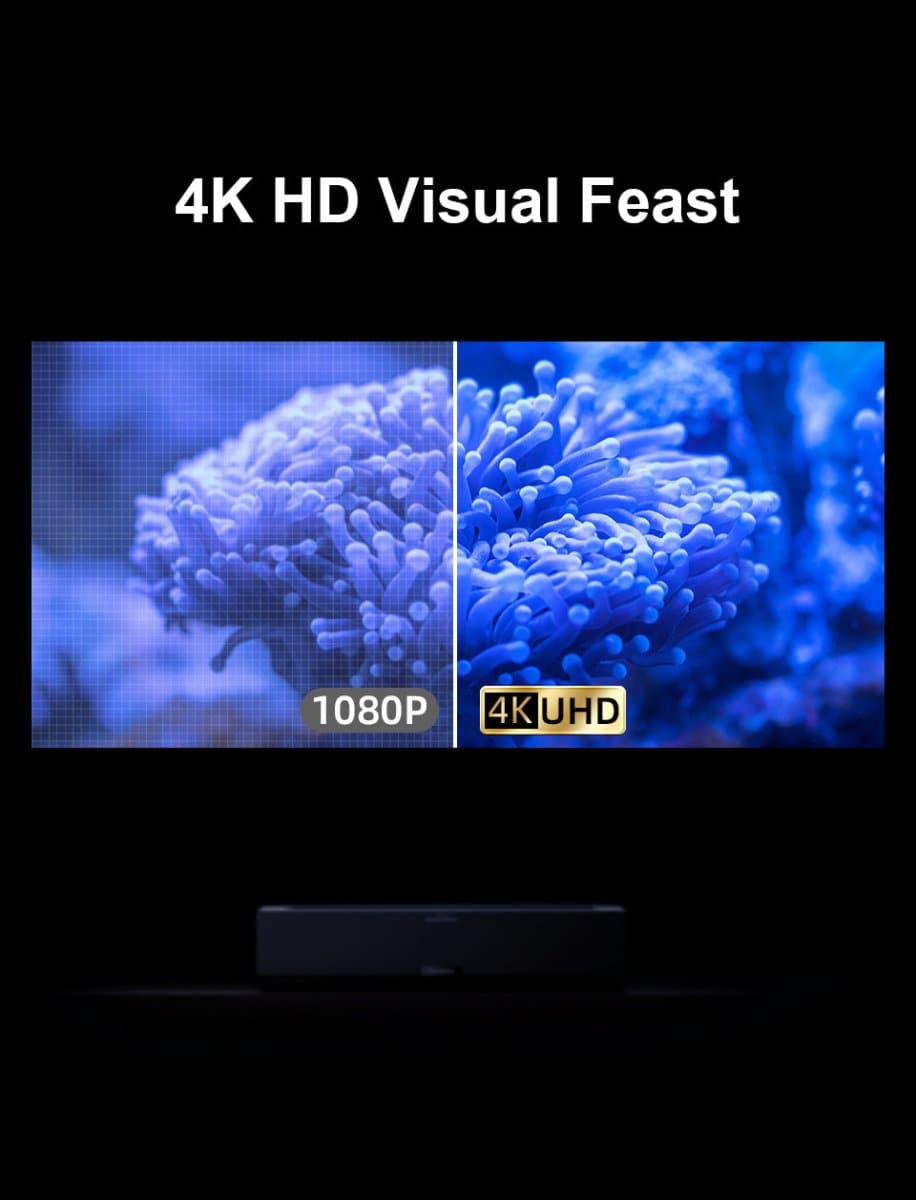 NothingProjector Motorized Floor Rising 120 inch ALR Screen For Ultra Short Throw Projector - Nothingprojector
