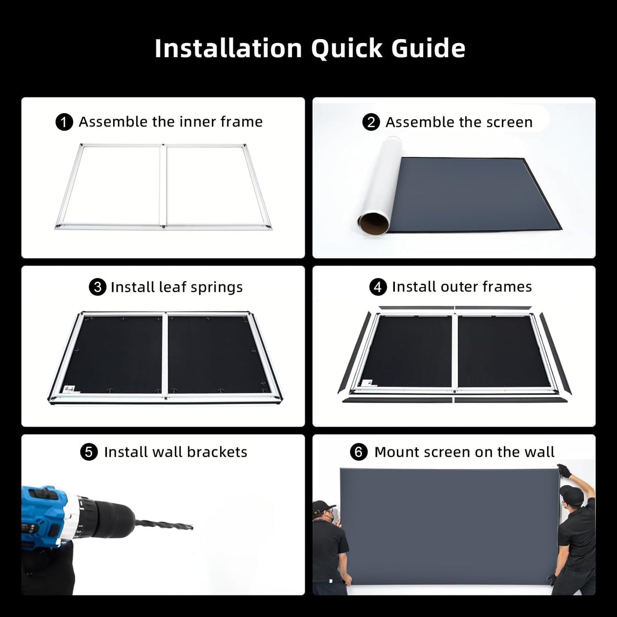 Fixed Frame Screen Installation guide