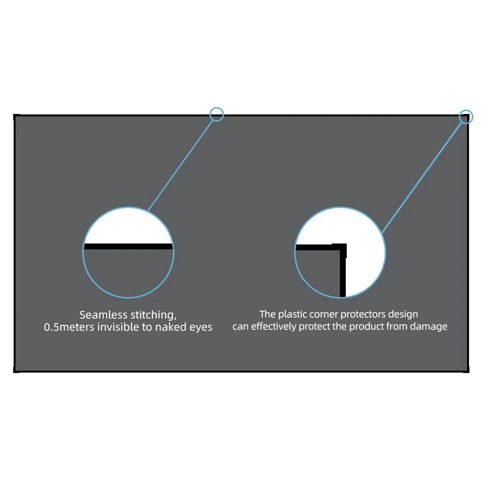 100''-150'' NothingProjector PET Crystal Classic UST ALR Projector Screen