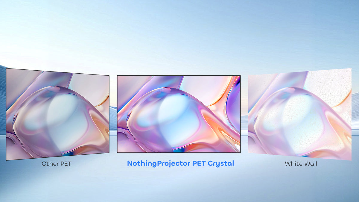 NP Classic PET Crystal ALR Screen - 98% DCI-P3 Color Accuracy Enhances Hisense PX3 Pro UST Projector's 4K HDR Performance