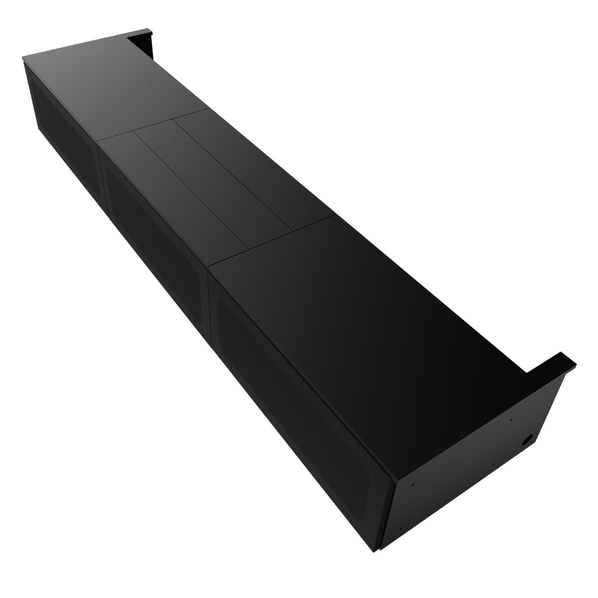 The flat-pack laser TV cabinet overlook