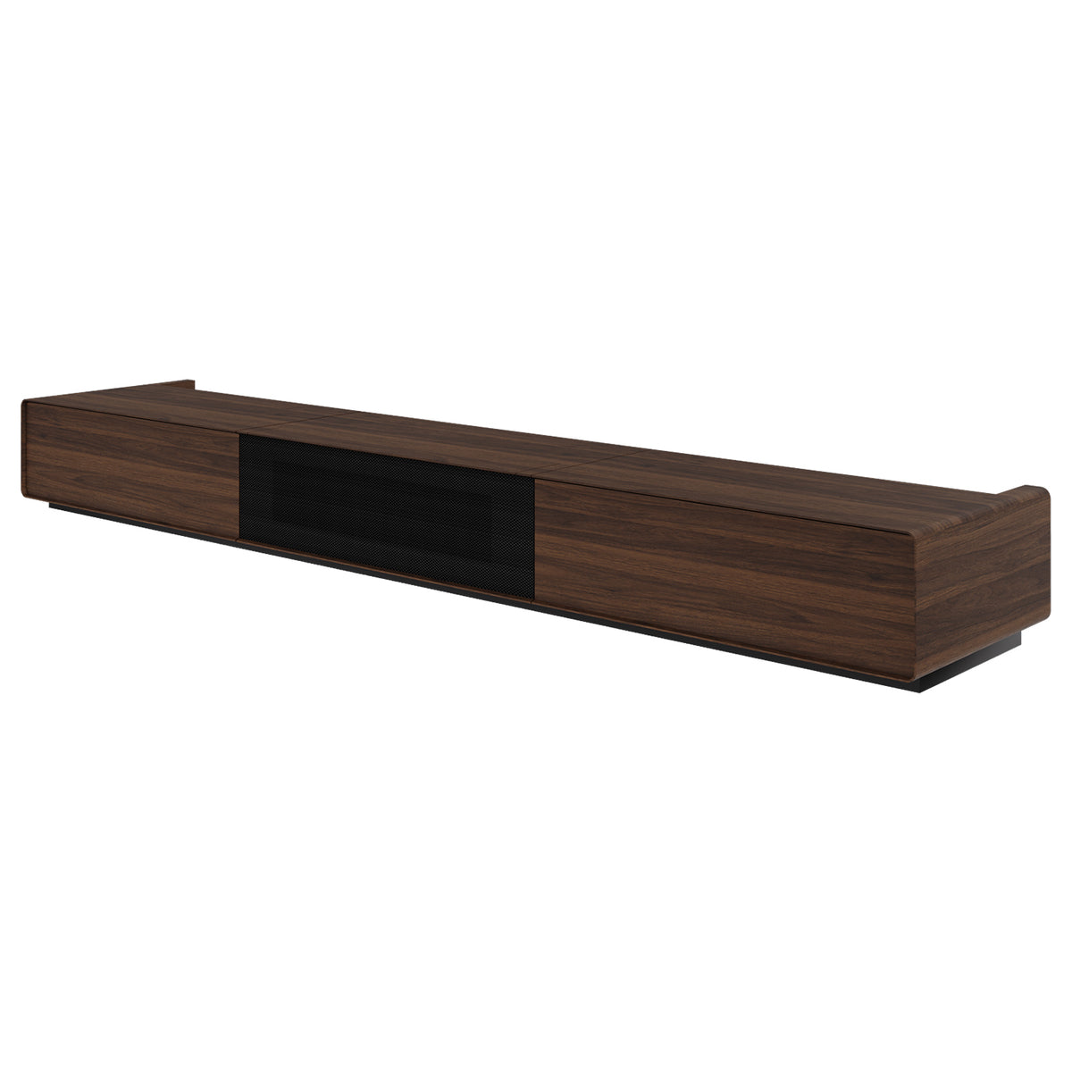 Shore Walnut Matte Motorized UST Laser TV Cabinet (Pre-assembled)