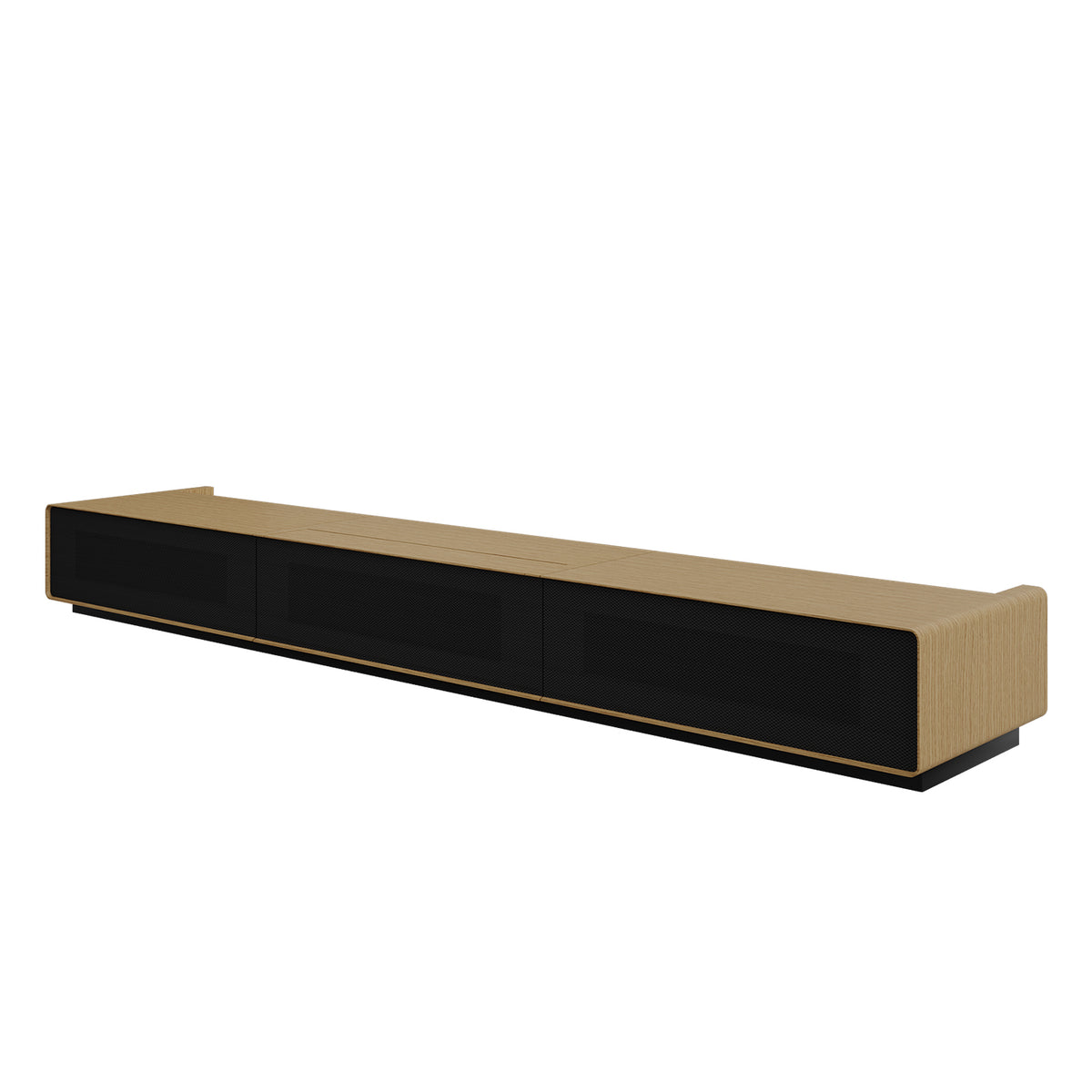 Modern Shore Oak cabinet for ultra short throw projectors