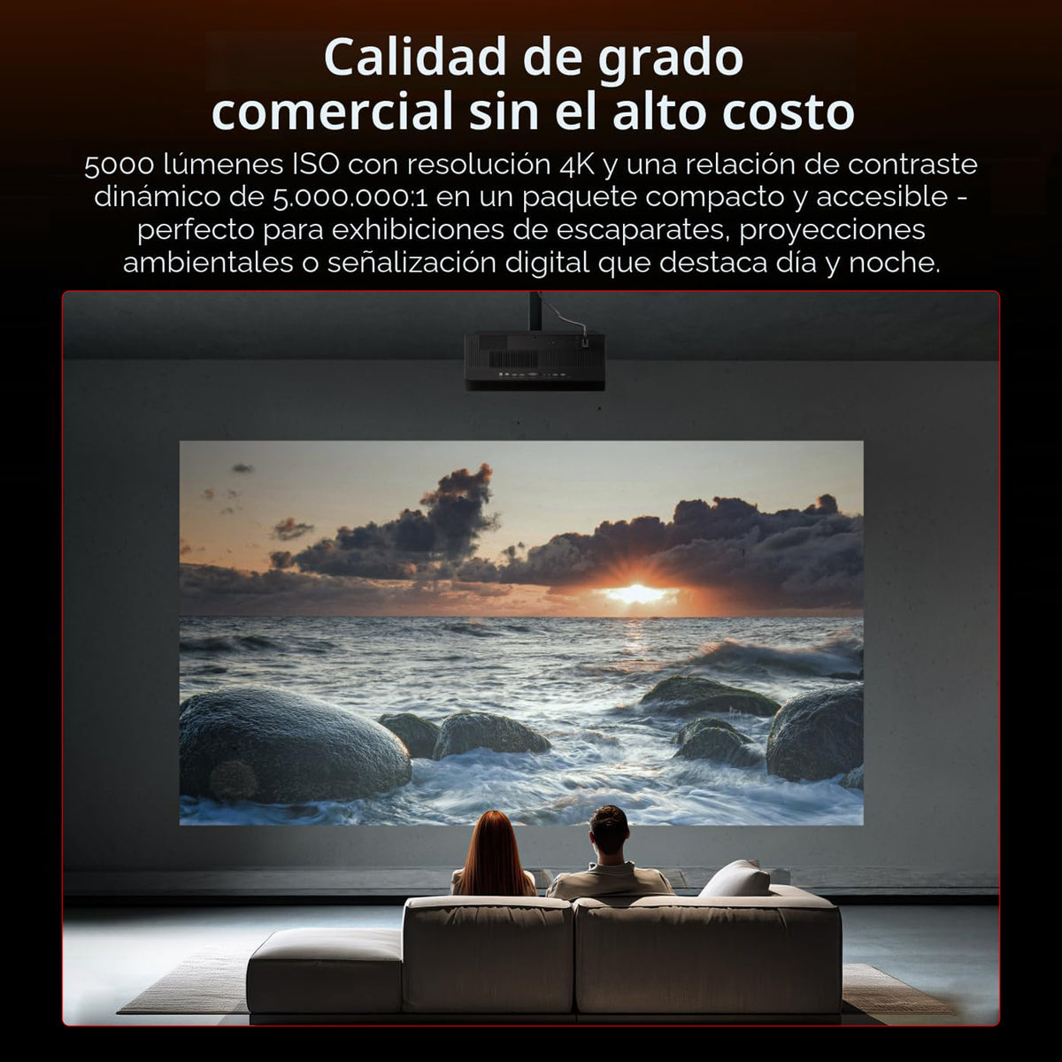 XGIMI Titan 4K Home Theater Dual Laser Projector 5000 ISO Lumens