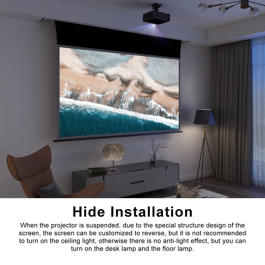 شاشة عرض VIVIDSTORM PRO A Slimline مزودة بمحرك شد منسدلة UST ALR