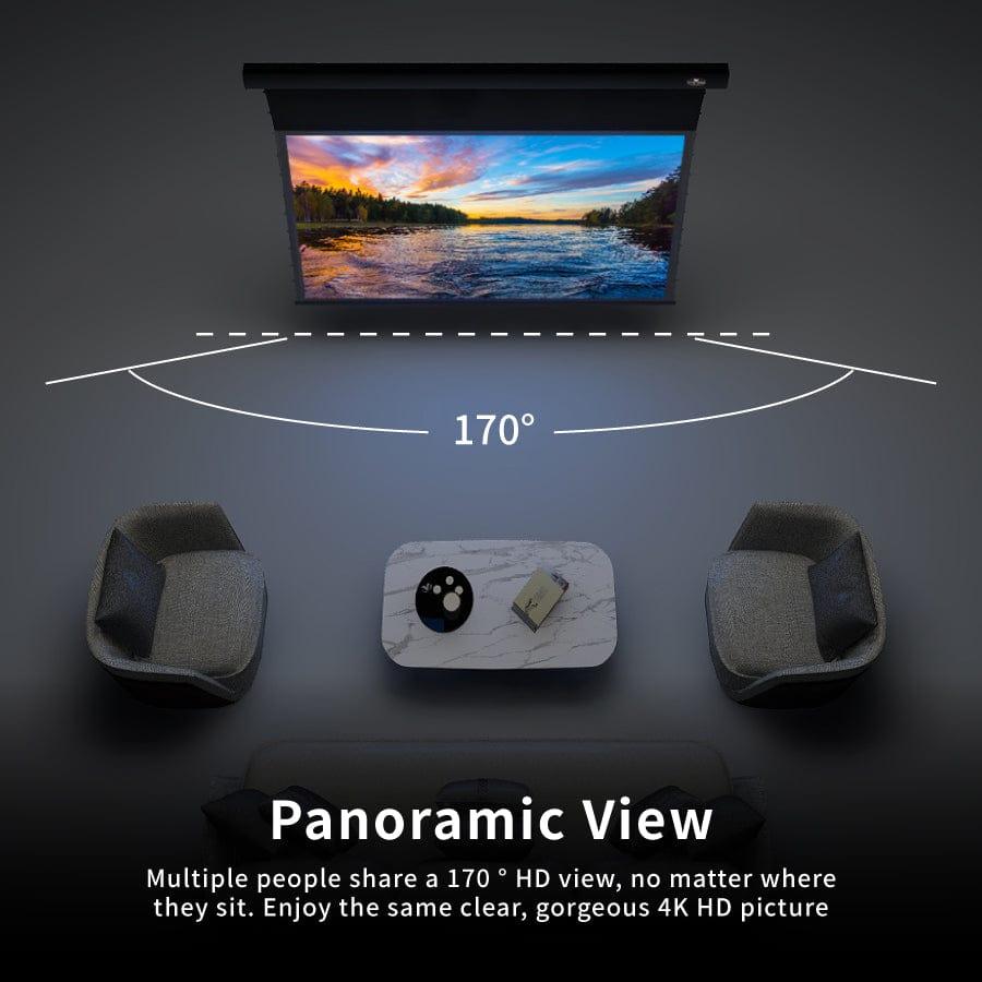 شاشة عرض VIVIDSTORM PRO A Slimline مزودة بمحرك شد منسدلة UST ALR