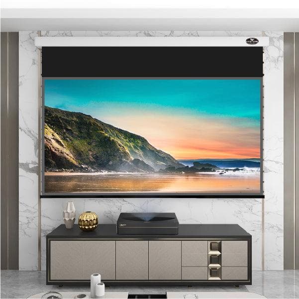 VIVIDSTORM PRO Slimline Motorized Tension UST ALR Projector Screen - Nothingprojector