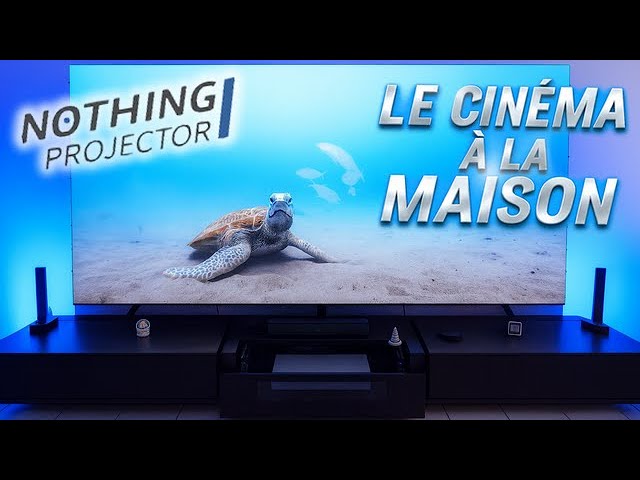 NothingProjector 120palcová motorová ALR obrazovka Nejlepší kino zážitek Domácí projektor