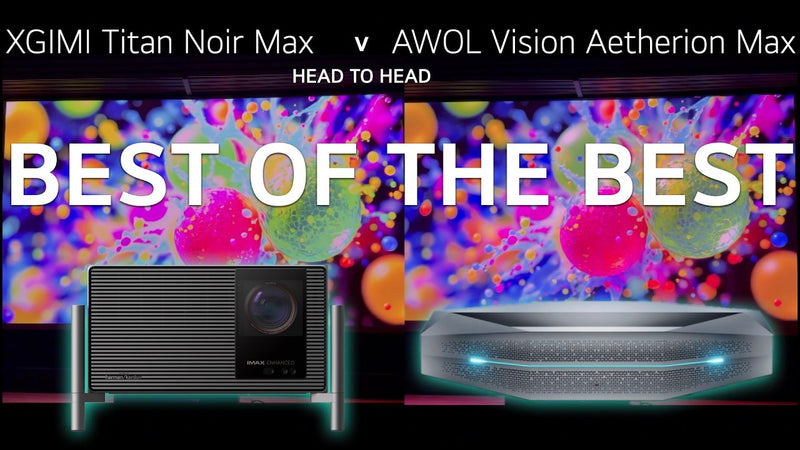 XGIMI Titan Noir Max vs AWOL Vision Aetherion Přímé srovnání