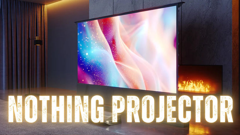 NothingProjector 130palcová ALR podlahová obrazovka s výsuvem - Demo - VLOG | Hisense L9Q UST