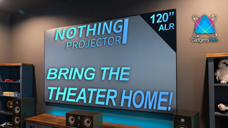 Stavíme dokonalé domácí kino! EP3 - NothingProjector 120" ALR obrazovka