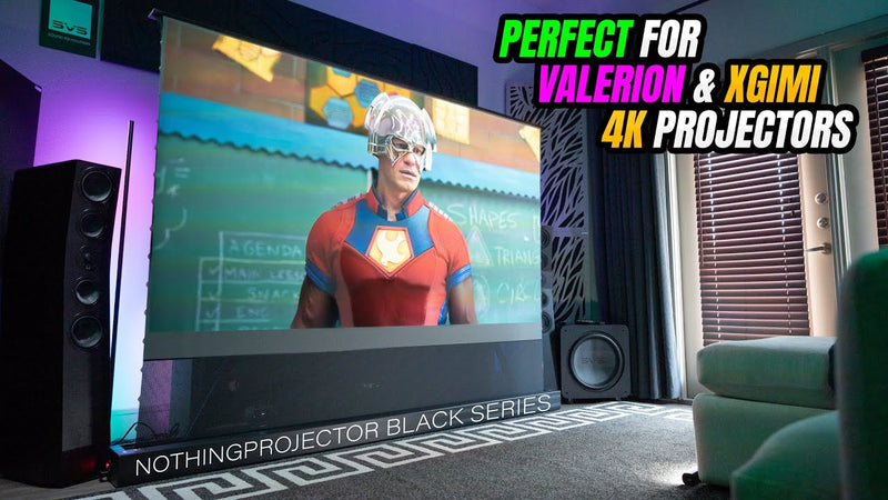 Motorická ALR obrazovka, která umožnila vznik mého vysněného domácího kina | NothingProjector Black Series